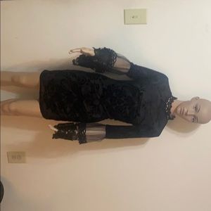 Sexy black very detailed dress